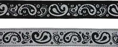 Produktbild von Paisley-Zierband ab 1m Breite ca.15-16 mm Dekoband gewoben