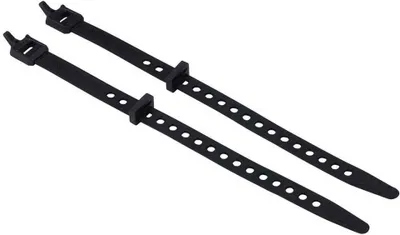 Immagine prodotto di Cinghie di fissaggio CargoStraps (2 pezzi), 70x1,9 cm, nere.