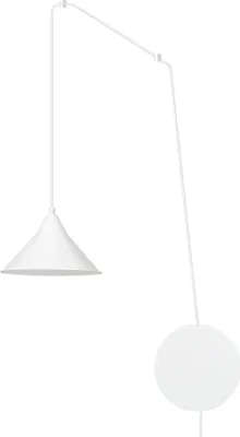 Zdjęcie produktu dla LAMPA WISZĄCA Emibig 1xE27 60W ABRAMO 1 WHITE 159/1