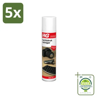 Produktbild von 5 x HG Druckluftreiniger - 400 ml - Großpackung - 5 Stücke