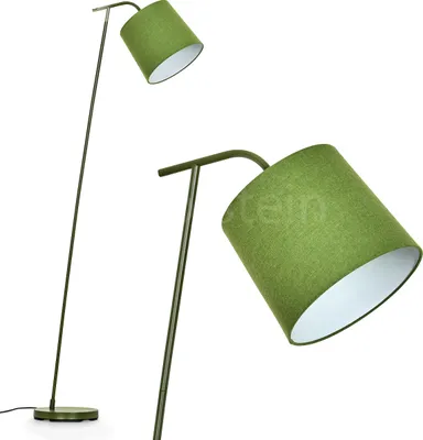 Produktbild von Lamezia Stehlampe aus Metall/Stoff in Grün/Weiß