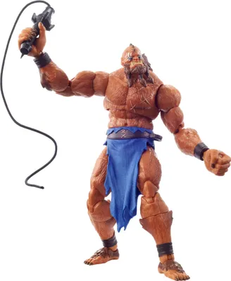 Produktbild von Mattel GYV16 Masters of the Universe - bewegliche Revelation Figur Beast Man + Peitsche und austauschbare Händen
