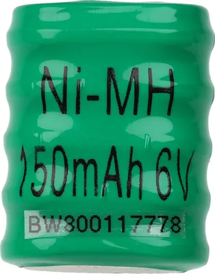 Produktbild von vhbw NiMH Ersatz Knopfzellen-Akku Typ 5/V150H 1-Pins 150mAh 6V kompatibel mit Modellbau-Akkus, Solar-Leuchten uvm.