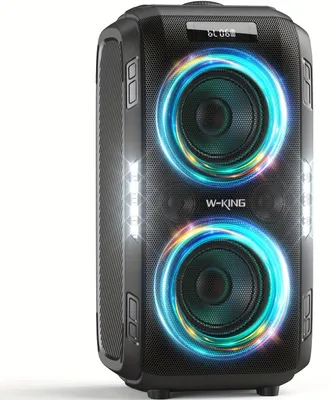 Obrázek produktu pro Přenosný reproduktor - Bluetooth reproduktor - Boombox - Reproduktor - Bezdrátový reproduktor - Výkon 200 W