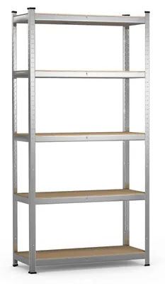 Produktbild von VOUNOT® 5-stufiges Schwerlastregal, Regal Lagerregal Kellerregal, 180x90x40cm