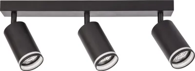 Obrázek produktu pro Nástěnné svítidlo PARIS, černé, 3xGU10x10W, hliník, rozměry: 16x39x5,5 cm, IP20, Polux