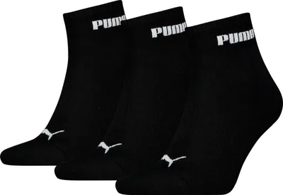Produktbild von Puma Unisex Cushioned Next Quarter 3P Black Black 35-38