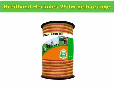 Produktbild von Spezial Breitband 250m 10mm gelb-orange