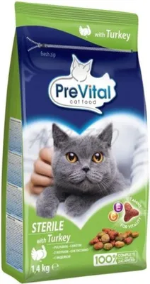 Obrázek produktu pro PreVital 1,4 kg STERILE KRŮTA granule pro kočku
