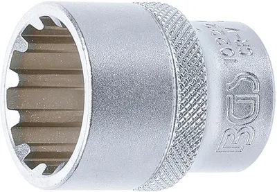 Produktbild von BGS 10222 Steckschlüssel-Einsatz "Gear Lock", 12,5 (1/2), 22 mm