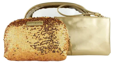 Produktbild von Damen Clutch, 3-teiliges Reise-Beauty-Set – wasserdichte Kosmetiktaschen mit Geschenkverpackung