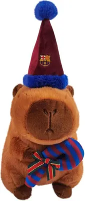 Zdjęcie produktu dla FC Barcelona Capibara pluszowy kot świąteczny 35 cm długości