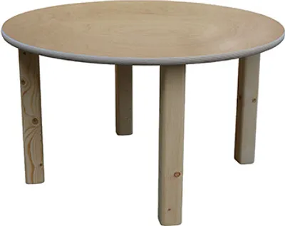 Produktbild von ELI Kindertisch - Rund - Weiß Premium - Ø 58cm