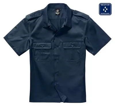 Productafbeelding van Brandit US 1/2 overhemd, marineblauw, maat 4XL