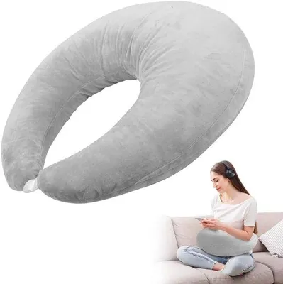 Productafbeelding van Ergonomisch Nekkussen voor Volwassenen, Gehaakt Gaming-Armkussen, Lichtgewicht Draagbaar, Verlicht Spanning in Nek, Schouders en Armen, Ideaa