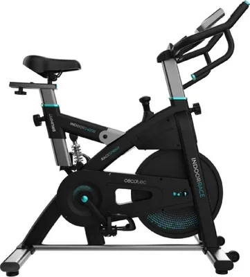 Obrázok produktu pre Cecotec DrumFit Indoor 24000 Race Sprint, Tréningový bicykel, Magnetické, 120 kg, Manuálne, Kalórie, Vzdialenosť, frekvencia srdca, Rýchlosť, Čas, Čierna