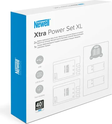 Immagine prodotto di Set di caricabatterie a doppio canale Newell DL-USB-C e due batterie EN-EL15b per Nikon