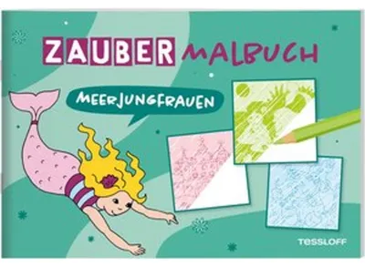 Produktbild von Zaubermalbuch. Meerjungfrauen