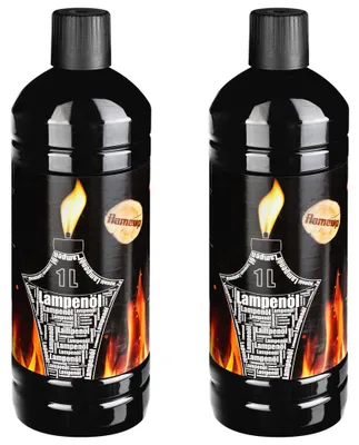 Produktbild von Lampenoel Lampenöl Petroleum Lampe Garten Oel Fackeln Fackel Laterne Öl Innen Camping 2 Liter Flasche Outdoor Oil Öllampe flüssig Gartenfackeln Flameup