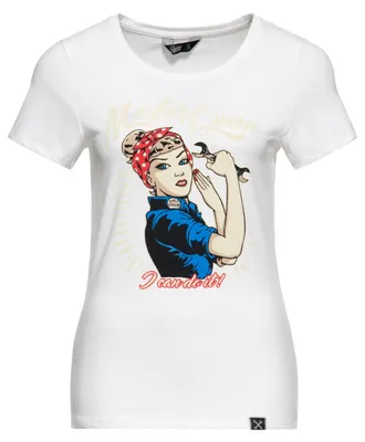 Produktbild von Queen Kerosin T-Shirt - Motor Queen I can do it XL Off-White