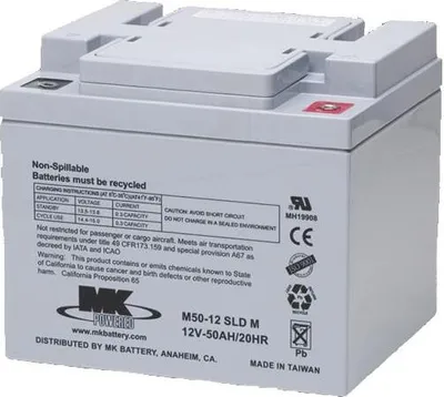 Produktbild von MK Battery 12V 50Ah Bleiakku AGM zyklenfest M50-12 SLD M