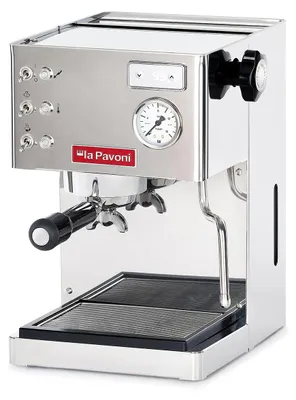 Image de La Pavoni Pid, machine à expresso, 3 litres, grains de café, moulin intégré, 1320 W, acier inoxydable