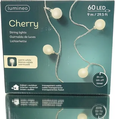 Produktbild von Lumineo LED Cherrybeleuchtung Outdoor Länge 900 cm transparent/warmweiß