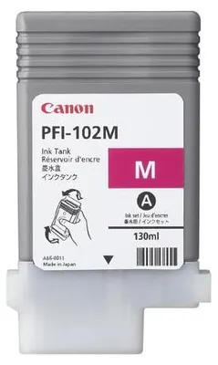 Image de Canon PFI-102M, Violet, Encre à base de pigments, 130 ml, 1 pièce