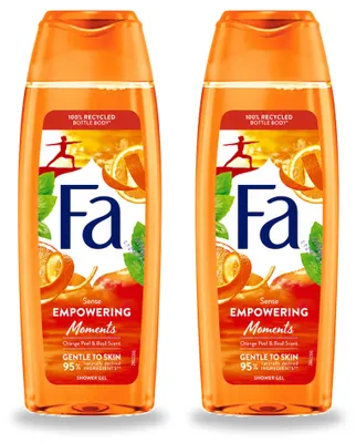 Imagen del producto de 2 unidades de gel de ducha Fa "Empowering Moments" - 250 ml - Paquete económico
