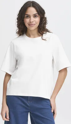 Produktbild von Fransa FRZASHOULDER Damen T-Shirt Kurzarm Shirt Baumwollmischung oversize