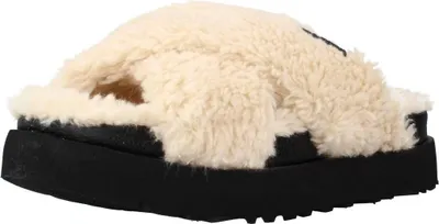 Zdjęcie produktu dla Ugg W Fuzz Sugar Cross Slide Beżowy