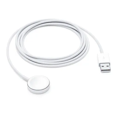 Zdjęcie produktu dla Apple, magnetyczny kabel ładujący MagSafe do Apple Watch na USB-A 2 m, biały