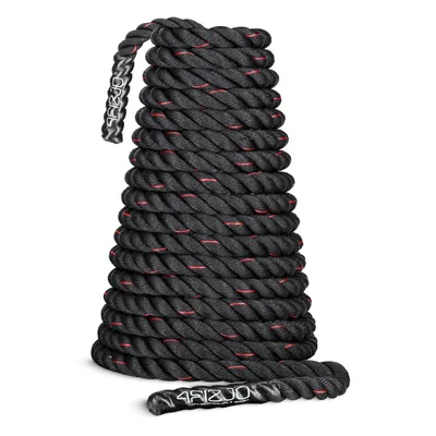 Produktbild von 4FIZJO Battle Rope Trainingsseil, mit rutschfesten Griffen, für Crossfit und Functional Training, 15 m