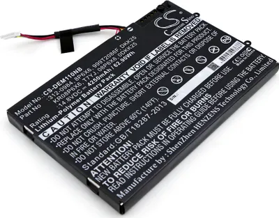 Zdjęcie produktu dla TECHTEK Bateria do notebooków kompatybilny z [Dell] Alienware M11x, Alienware M11xR2, Alienware M11xR3, Alienware M14x, Alienware M14xR2, Alienware