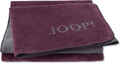 Produktbild von JOOP! Plaid MELANGE-Doubleface Farbe Beere-Anthrazit Größe 150x200 cm