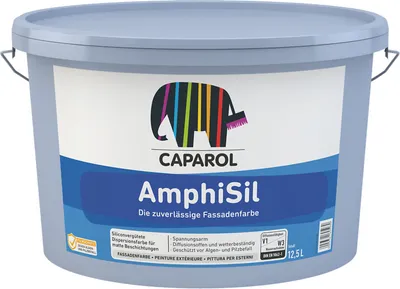 Produktbild von Caparol Amphisil Fassadenfarbe, weiß, 12,5 Liter