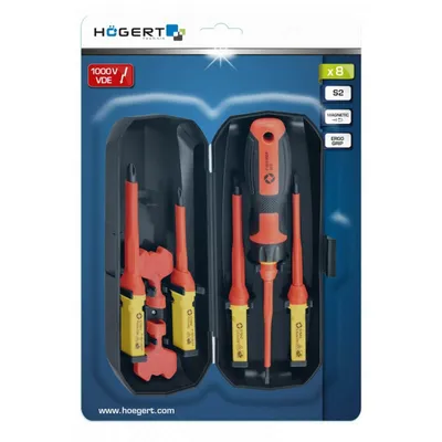 Produktbild von Hogert Technik Schraubendreher-Set HT1S998 Werkzeugstahl