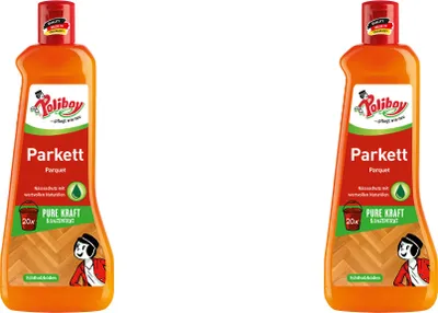 Produktbild von Poliboy Parkett Pflege Konzentrat 2er Set - 1L, Inhalt jeweils 500ml, Reinigung & Pflege