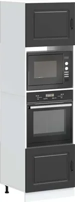 Produktbild von "im Angebot" Herdumbauschränke 2 Stk. Kalmar Schwarz Holzwerkstoff - Küchenschränke CC11469