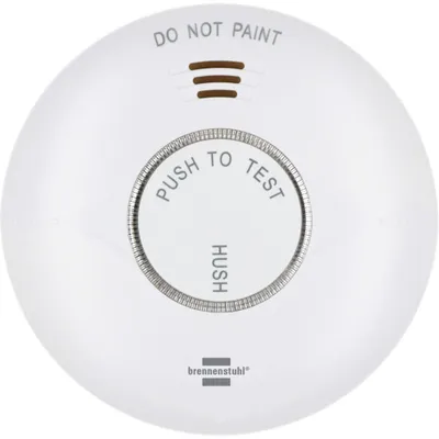 Obrázek produktu pro Brennenstuhl 1290090010, Bezdrátový, Bílá, 85 dB, 30 m, Povrchové připevnění, Baterie