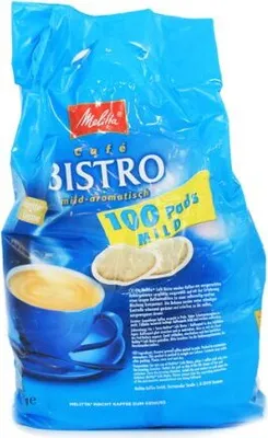 Produktbild von Melitta Bistro Kaffee Pads mild feiner Röstkaffee 100 Stück 700g