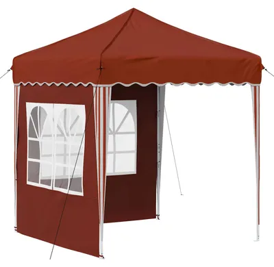 Image de Tente de fête pop-up 195 x 195 x 245 cm Terre cuite