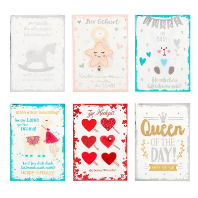 Produktbild von Depesche Klappkarten Elegance Sortierung : Happy Birthday Schön, dass es dich gibt! Klappkarten Elegance Sortierung Neu: Happy Birthday Schön, dass es dich gibt!