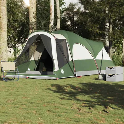 Produktbild von "2026 Promotion" Tunnel-Familienzelt 8 Personen, Familienzelt UV-Schutz, Grün Wasserdicht - Campingzelte CC23498