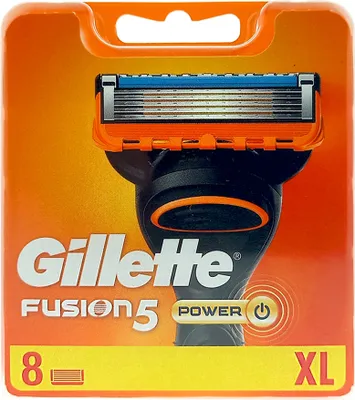 Produktbild von Gillette Fusion 5 Power Rasierklingen, 8er Pack x 10