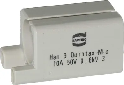 Produktbild von HARTING Halterung für einen Quintax Stifteinsatz (M) Crimpanschluss Querschnitt 0,14mm² - 2,5mm² - 1 Stück