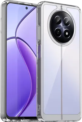Produktbild von Schutzhülle für Realme 13 5G Klar Rückseite Stoßfeste TPU Silikon Bumper Hülle Transparent