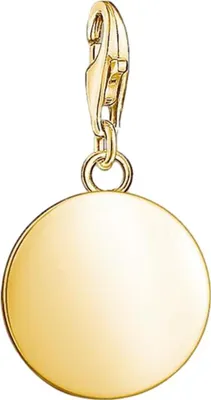 Produktbild von Thomas Sabo Anhänger Charm-Club Coin 925 Sterling Silber Vergoldet Gelbgold 1637-413-39