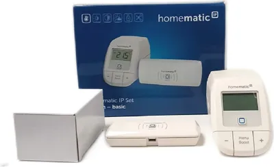 Produktbild von Homematic IP Smart Home Starter Set Heizen Basic Digitale Steuerung Heizung Automation