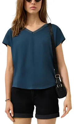 Produktbild von QS Damen Shirt 2175259 5820 Blue XL